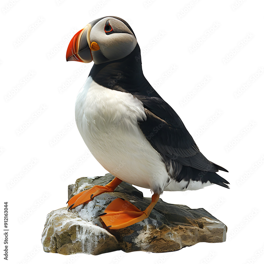 Naklejka premium atlantic puffin or common puffin