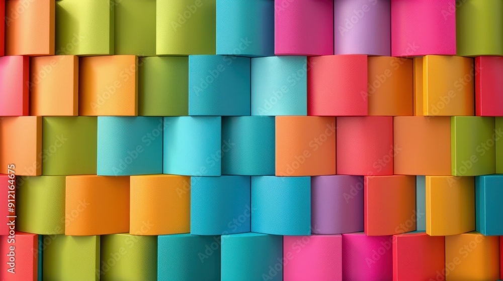 Colorful Abstract Geometric Pattern Background Colorful Abstract Geometric Pattern Background