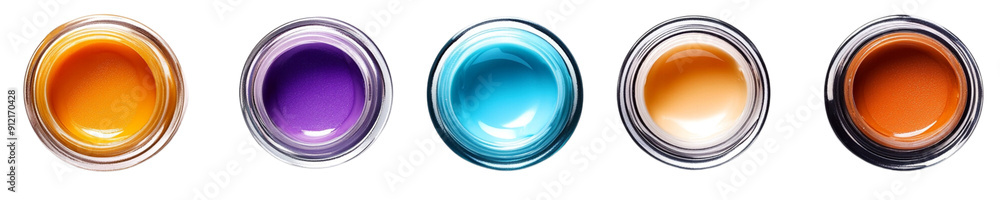 Collection of colors isolated on transparent background Collection of colors isolated on transparent background
