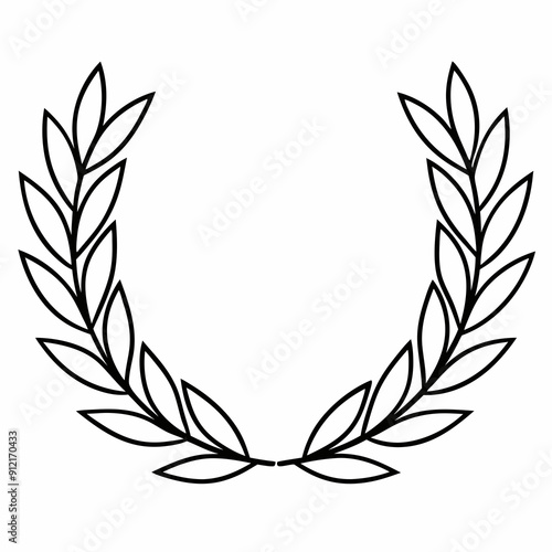 gold laurel wreath