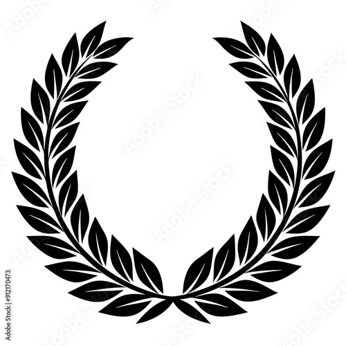laurel wreath with laurel