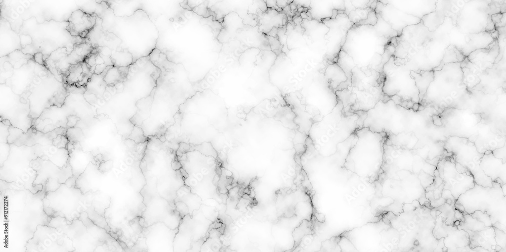 Obraz premium Modern White and black marble texture for wall and floor tile wallpaper luxurious background. White limestone marble smooth exterior interior surface natural tile. Marble with high resolution texture.