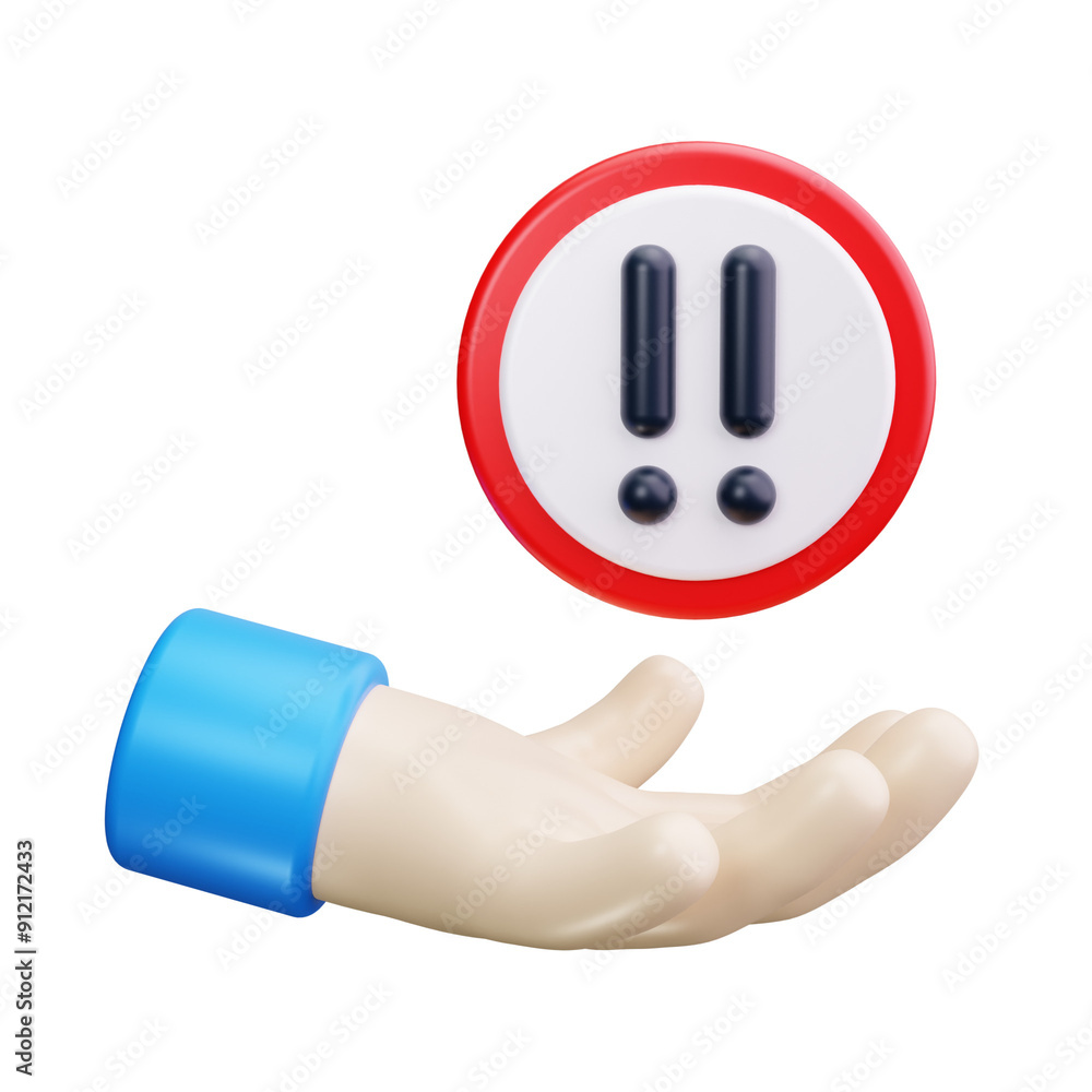 Obraz premium limitation 3d render icons