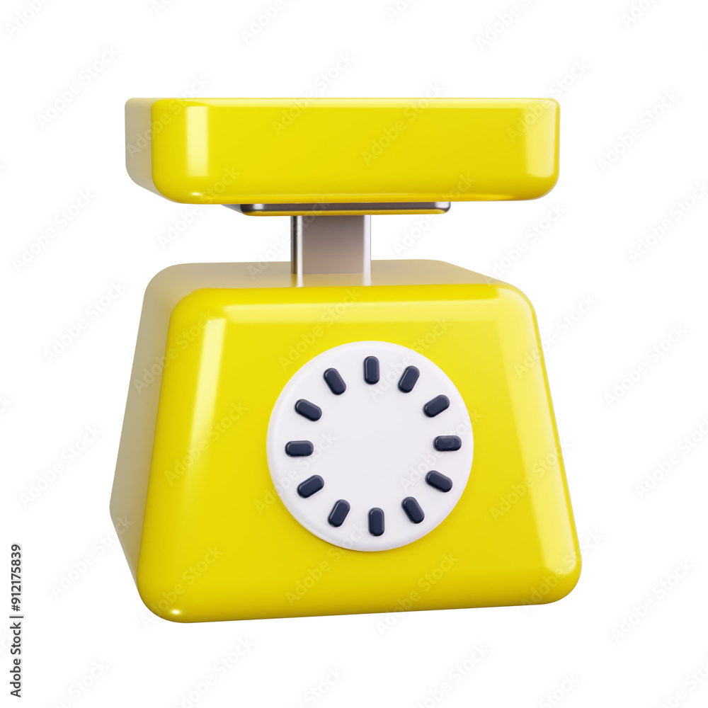 weighing scale 3d render icons weighing scale 3d render icons