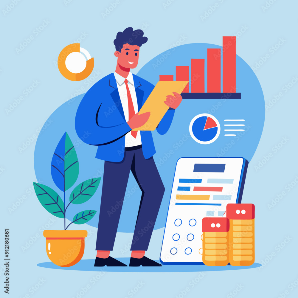 examining a sheet of financial figures examining a sheet of financial figures