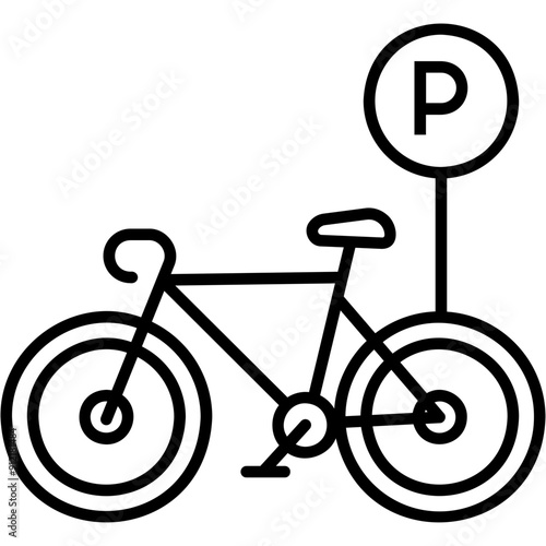 Bicycle Parking Icon