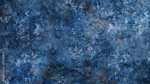 Abstract Blue Concrete Texture Background - This image features an abstract blue concrete texture background, symbolizing nature, time, history, durability, and resilience.