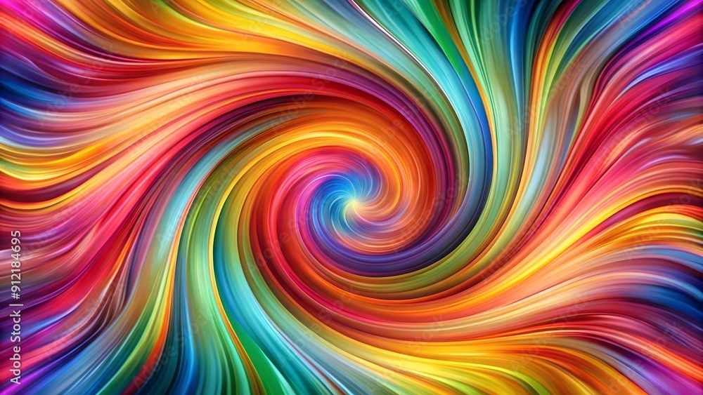 Abstract Swirl of Joy: A Vibrant Tapestry of Color Generative AI Abstract Swirl of Joy: A Vibrant Tapestry of Color Generative AI