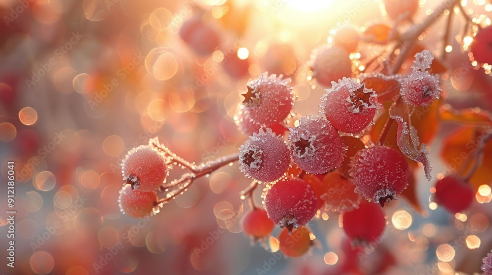 Frosty Berries in Winter Wonderland Frosty Berries in Winter Wonderland