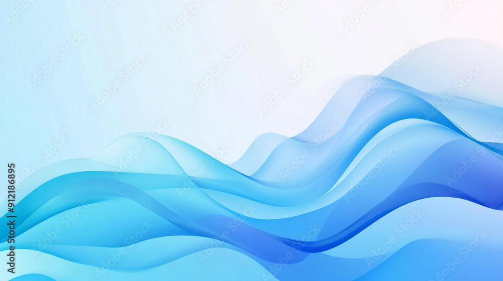 Abstract soft blue wave background. 3d blue background with blue lines curved wavy sparkle with copy space for text. Three-dimensional wave and blue background. Abstract soft blue wave background. 3d blue background with blue lines curved wavy sparkle with copy space for text. Three-dimensional wave and blue background.