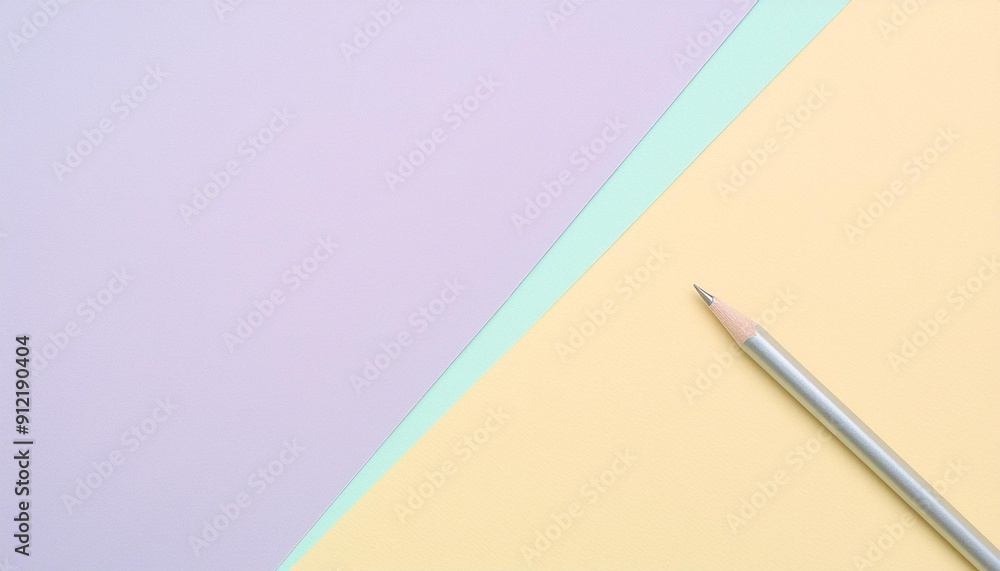 Paper texture background in pastel tones. and a pencil Paper texture background in pastel tones. and a pencil