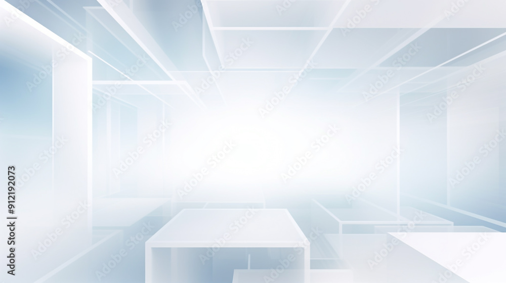 Fototapeta premium Modern white and light grey square overlapped pattern on background with shadow. white background. Minimal geometric white light background abstract design. Elegant white and grey Background.