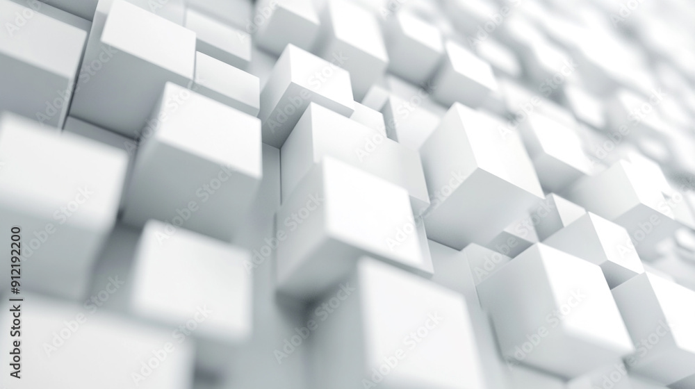 abstract 3d square white technology communication concept background. Random shifted white cube square boxes block background wallpaper banner with copy space. abstract 3d square white technology communication concept background. Random shifted white cube square boxes block background wallpaper banner with copy space.