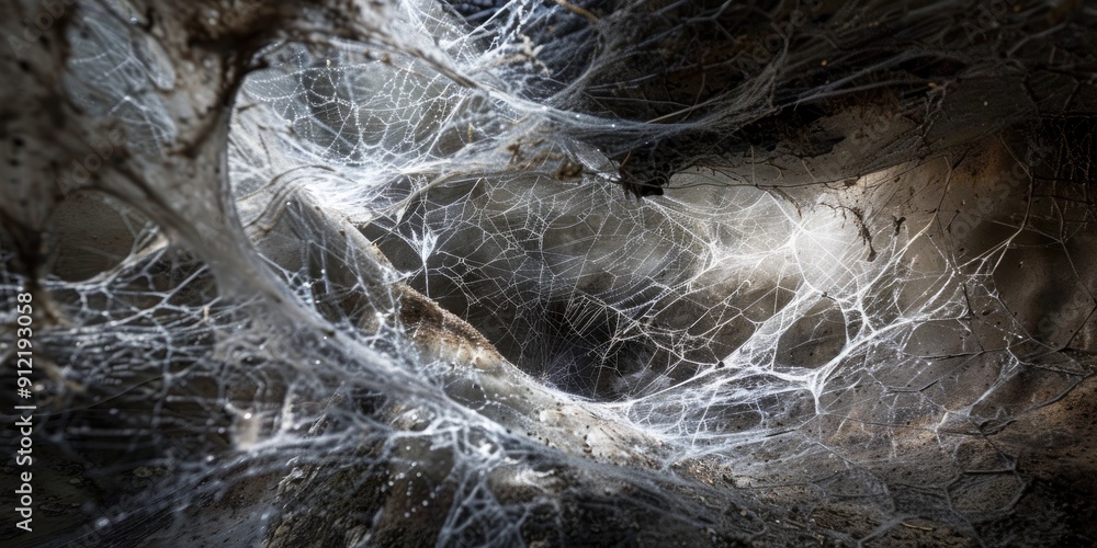 Natural Formation of a Spider Web Natural Formation of a Spider Web