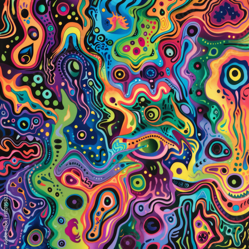 abstract psychedelic pattern