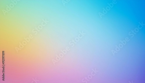 New Amazing Blue Orange Yellow White Blur Gradient With Noise Grain Textured,