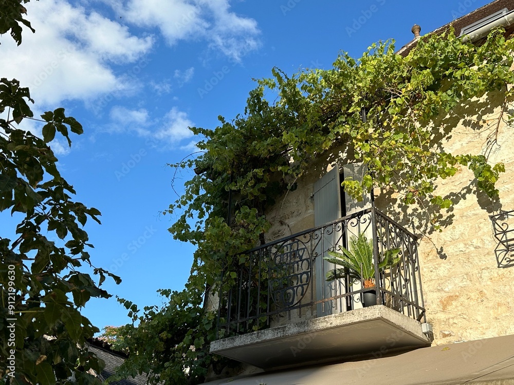 balcon fleurit