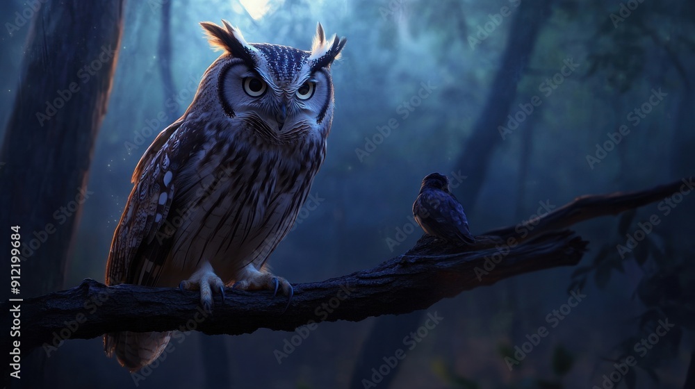 A Wise Owl in the Deep Woods