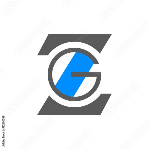 Free Download the logo consists of the letter Z and G. Abstract, outline and elegant. - GFXLoad