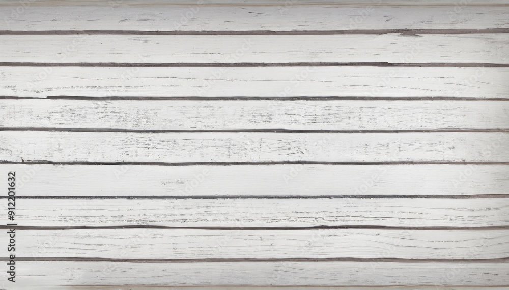 Obraz premium Rustic White Wooden Plank Background for Textures and Designs ideal for various creative projects
