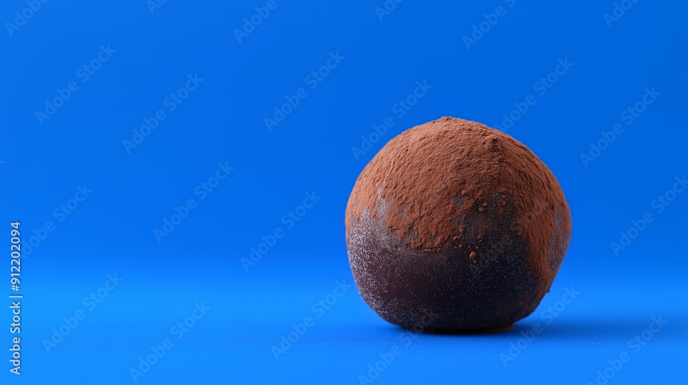 chocolate cream with chocolate on solid background chocolate cream with chocolate on solid background
