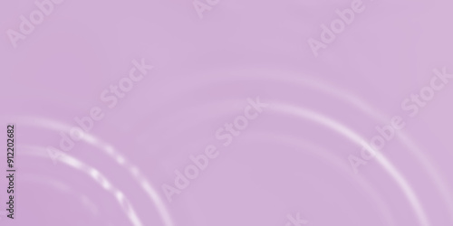 Closeup view of water with rippled surface on violet background. capturing the serene and refreshing essence of calm water. Sample of violet shower gel on purple background, closeup. 