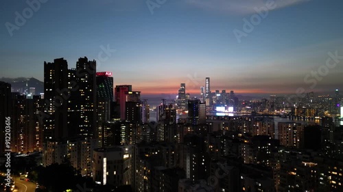 Wallpaper Mural North Point ,Hong Kong island panorama with Victoria harbor, Aug 4 2024 Torontodigital.ca