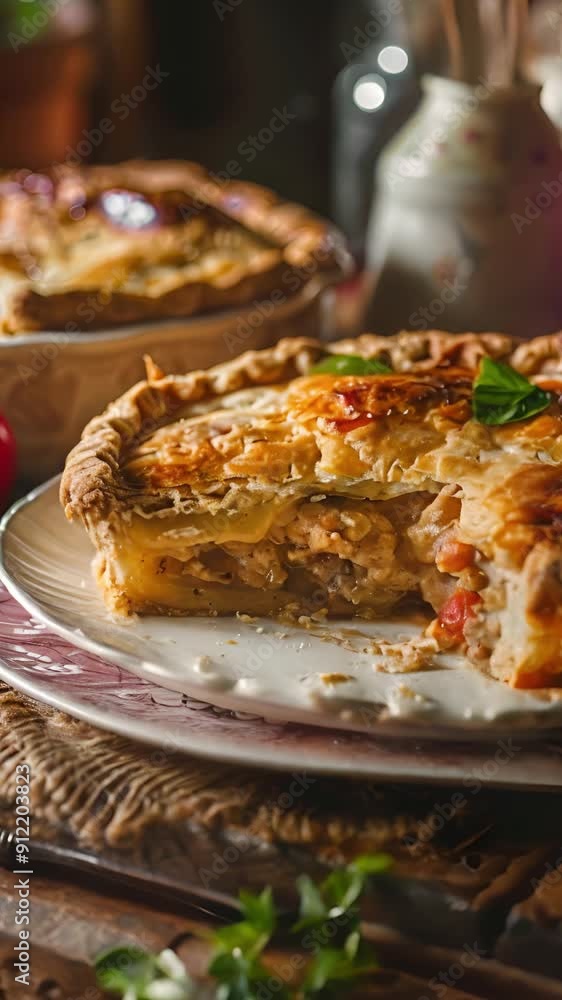 Homemade Chicken Pot Pie with Golden Crust Homemade Chicken Pot Pie with Golden Crust