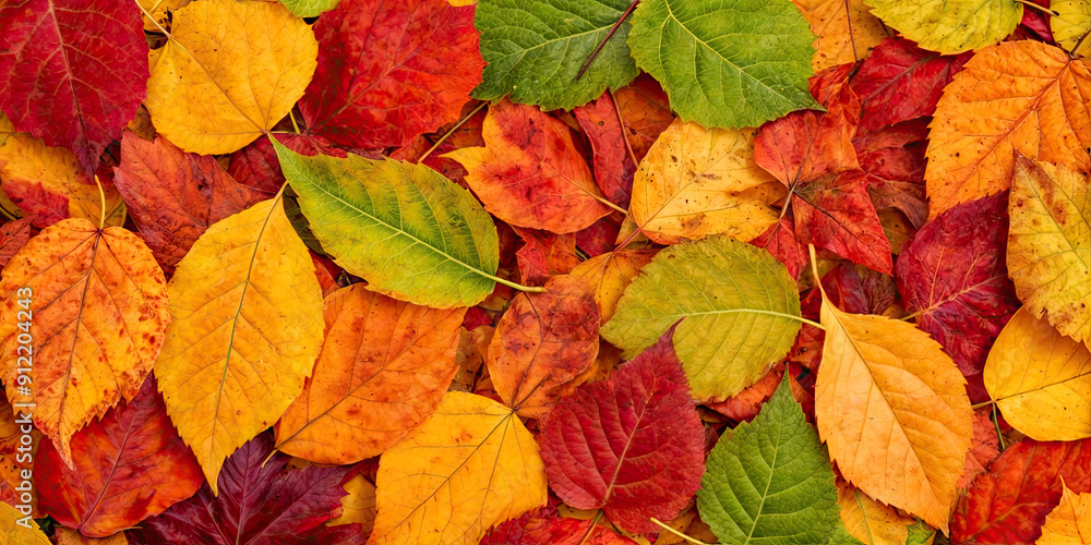 Colorful Autumn Leaves Background Colorful Autumn Leaves Background
