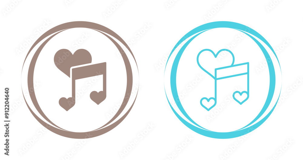 Love songs Vector Icon Love songs Vector Icon
