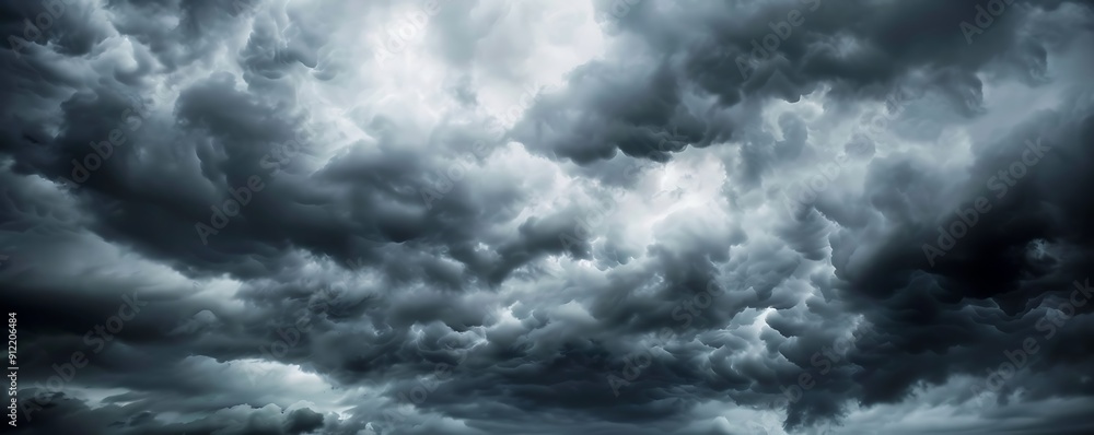 Dark and Intense Cloudy Sky Background Dark and Intense Cloudy Sky Background