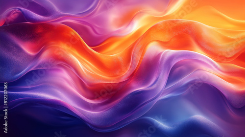 Wallpaper Mural Fluid Glass Abstract Colorful Gradient Torontodigital.ca