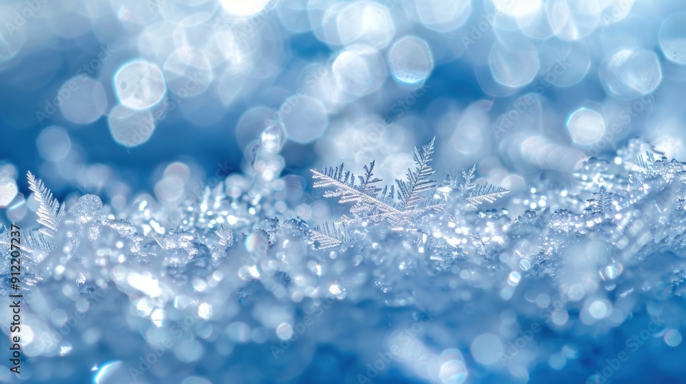 Close-Up of a Snowflake Close-Up of a Snowflake