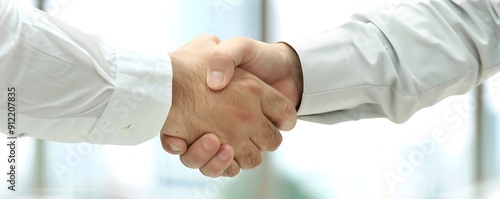 Office Business Handshake for Cooperation