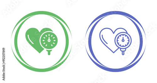 Blood Pressure Monitor Vector Icon