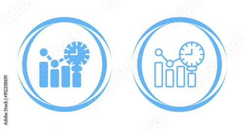 Sales Forecasting Vector Icon