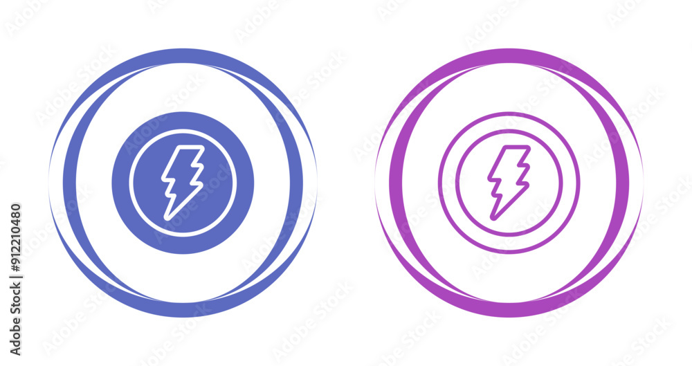 Lightning bolt Vector Icon Lightning bolt Vector Icon