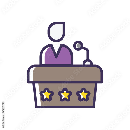 Campaign Trail vector icon