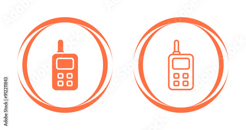 Walkie Talkie Vector Icon