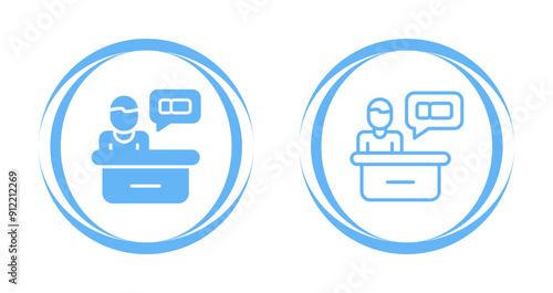 Support Ticket Vector Icon
