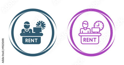 Rental Service Vector Icon