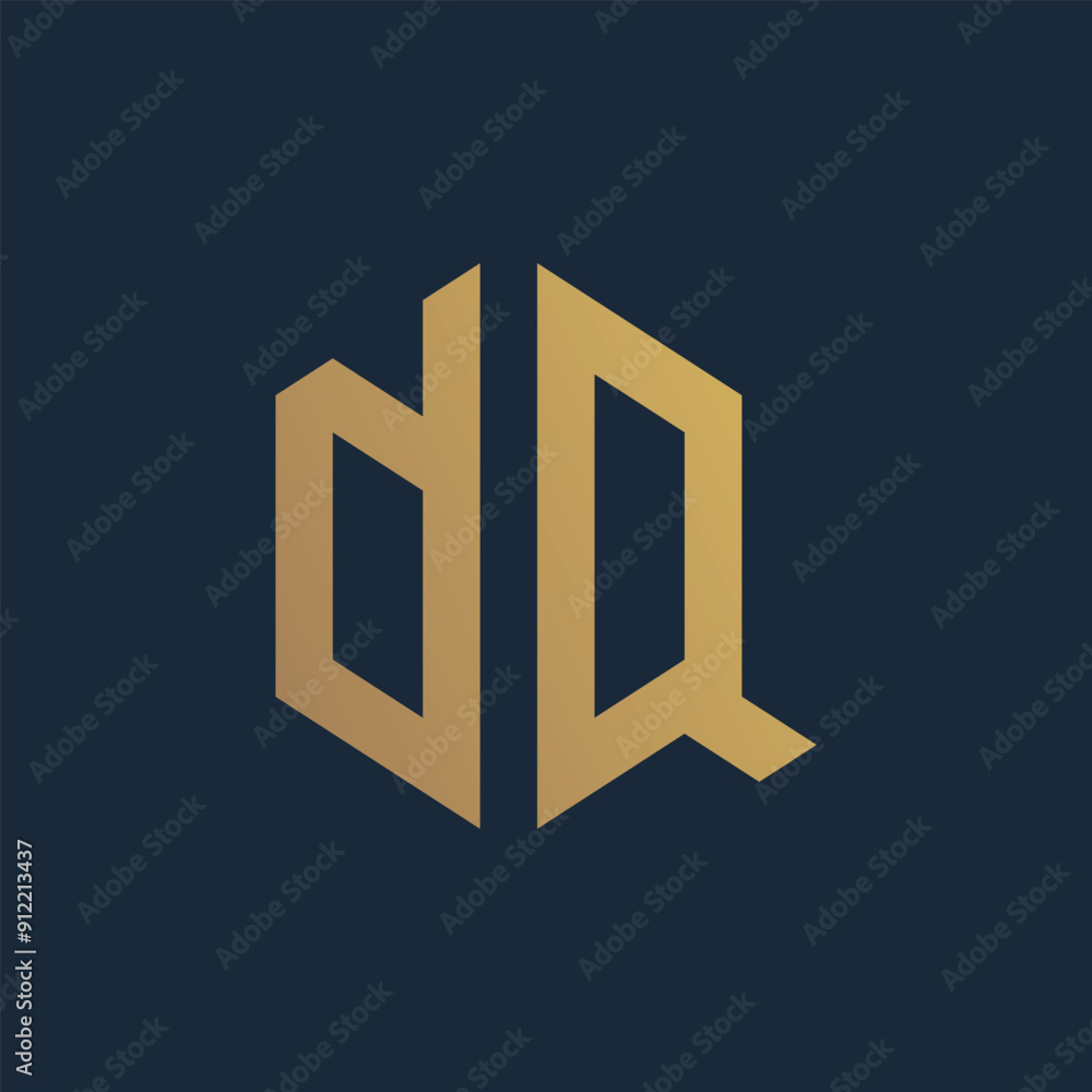 Initial Letter DQ Logo Template Design Initial Letter DQ Logo Template Design