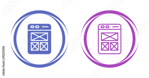 Wireframing Vector Icon