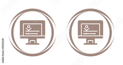 Motion Graphic Vector Icon