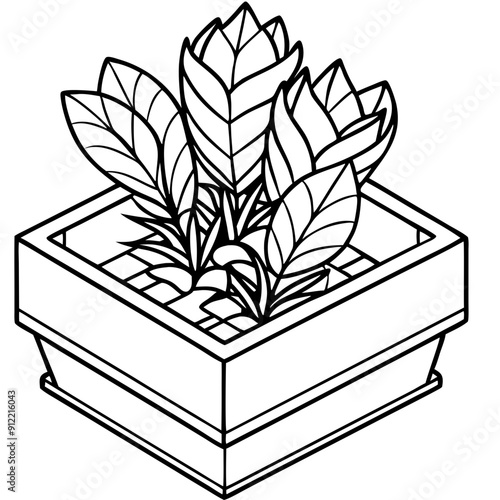 Isometric Plant Pot4
