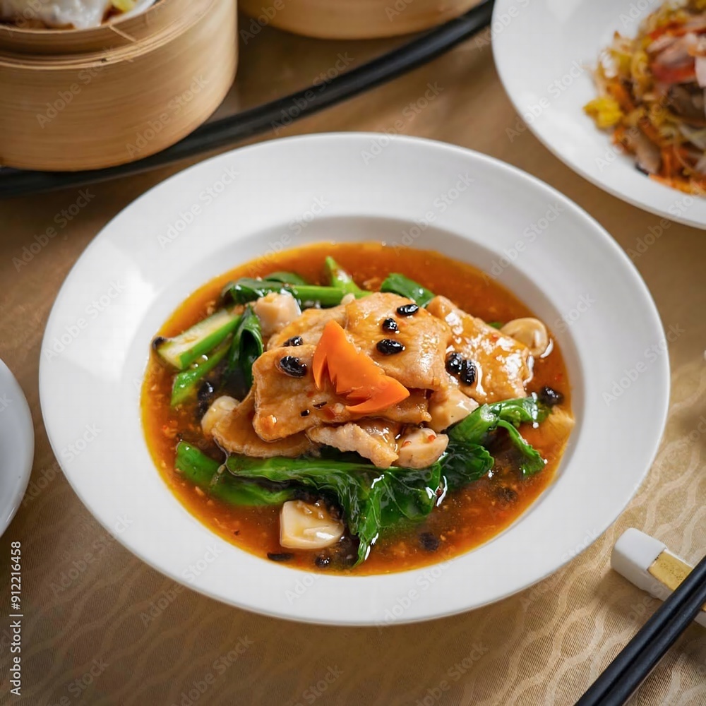 Spicy Szechuan Fish Fillet with Black Beans Spicy Szechuan Fish Fillet with Black Beans