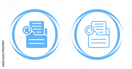 Document Redo Vector Icon