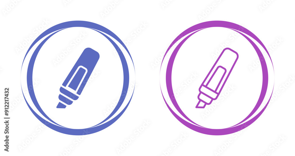 Highlighter Vector Icon Highlighter Vector Icon
