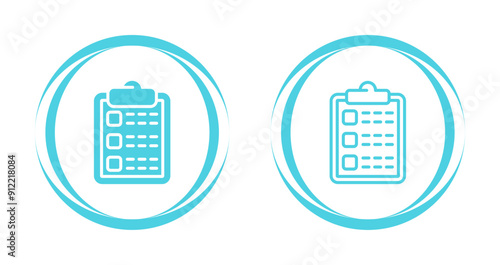 Clipboard with clipboard Vector Icon