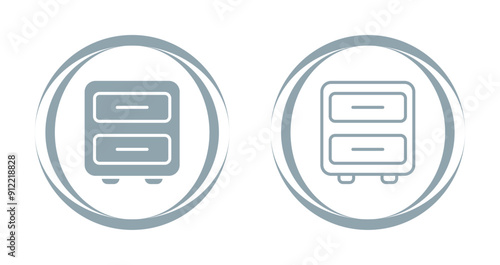 File Cabinet Vector Icon